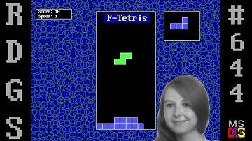 Random DOS Game Show #644: F-Tetris (2003)