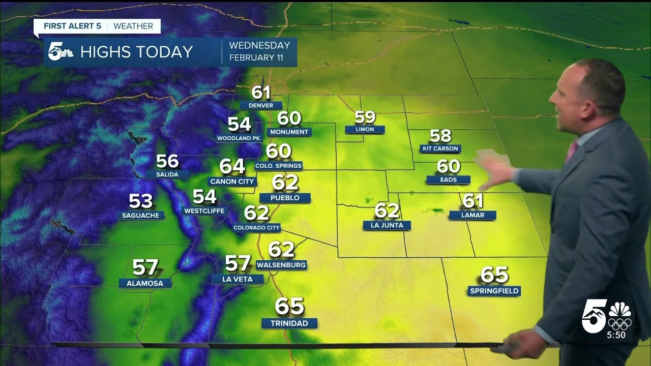 Beneficial mountain snow Wednesday, with dry & mild weather on the ...