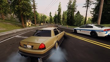 Ford Crown Victoria Drifting with Hayeduce Drift Mod | Need for Speed Unbound