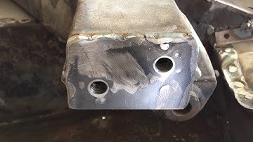 57 Austin Healey 100-6 Rest. Pt 5 - Trailer Hitch
