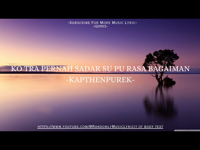 Ko Tra Sadar Sa Pu Rasa Bagaiman [lirik] class=