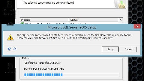 How to Install Sql Server 2005 on Windows8