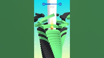 Stack ball level 324 #stackball #shorts