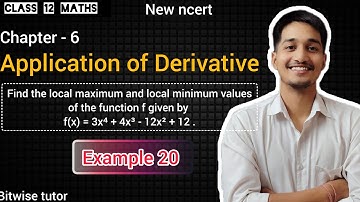 Application of derivatives example 20 | example 20 chapter 6 class 12