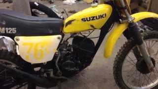 1975 Suzuki RM125S 2nd Video