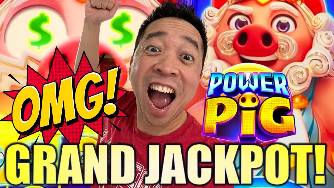GRAND JACKPOT!!! OMG!! IT HAPPENED! 🐷 POWER PIG Slot Machine @PEPPERMILL CASINO (LIGHT \u0026 WONDER)
