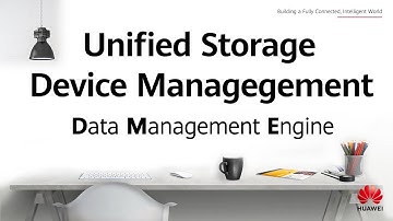 Huawei DME Storage Demonstration - Unified Storage Device Management