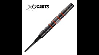 XQMax Velocity M3 Soft Tip Darts - 20gms - Barrel Weight 18.5gms - Black with Orange - D1169 screenshot 2