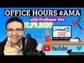 Ask A Personal Branding Coach Anything #AMA | Office Hours w Professor Nez (11.29.2020)