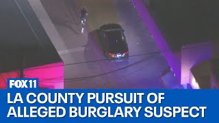 Police chase involving possible home invasion suspect