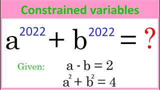 Learn how to solve this constrained variables POWER problem.