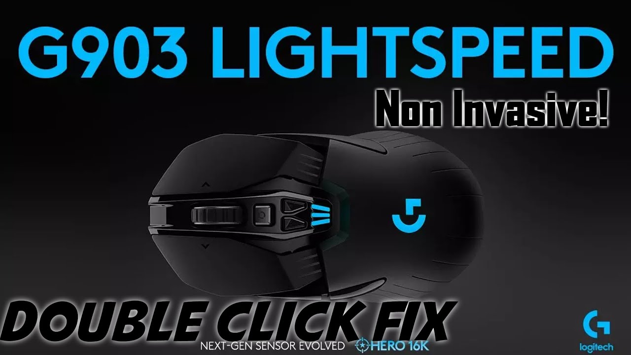 Andesbjergene gnist Rejse Logitech G903 Double Click fix non invasive and doesn't void warranty -  YouTube