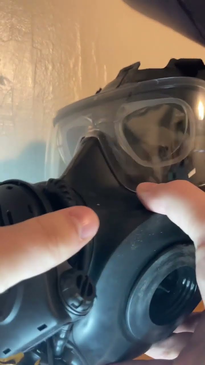 Installing an Avon FM53 Gas Mask Voice Projection Unit (VPU