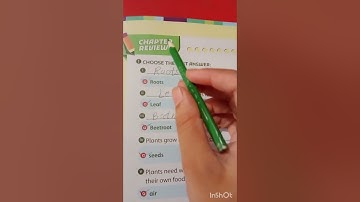 understanding stem Grade 2|unit 2 All about plants| Quick review solved+Exercise MCQS solved