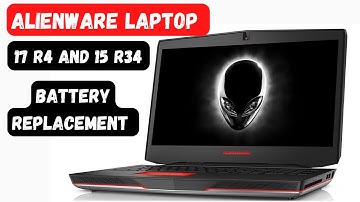 Alienware 17 R4 AND Alienware 15 R3 How To Disassembly Battery - DELL ALIENWARE BATTERY REPLACEMENT