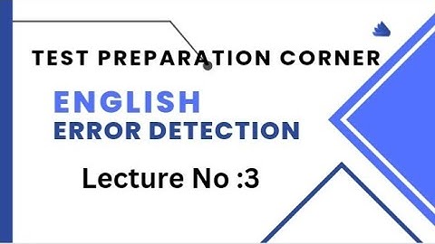 Error detection lecture no:3 |BPS5 to BPS15 |spsc|css|spsc