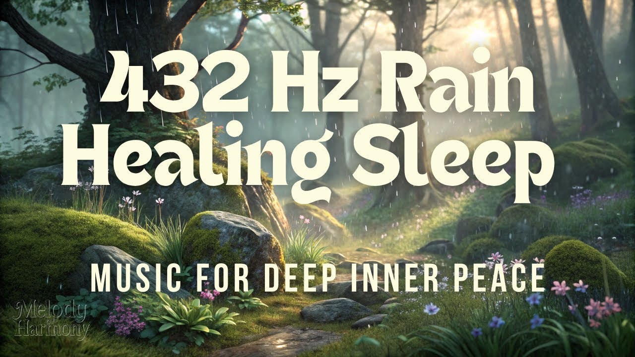 432Hz Rain | Healing Sleep | Ambient Music | Deep Inner Peace | Stress ...
