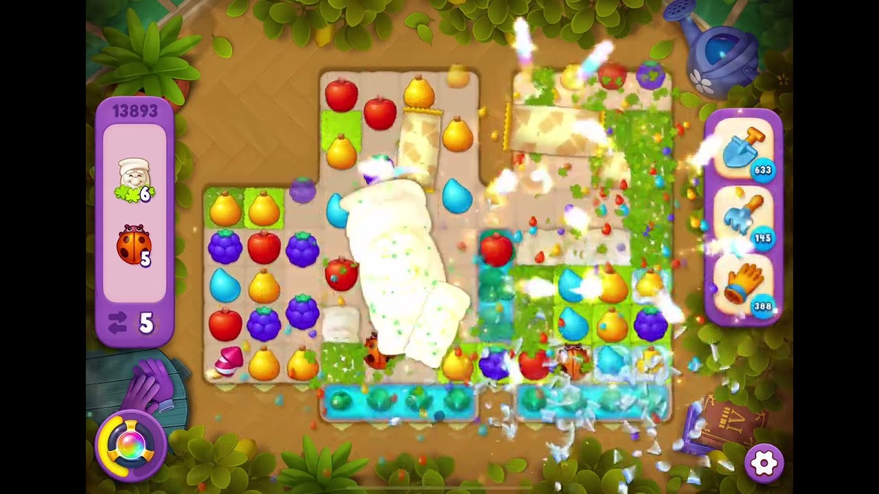 GardenScapes Level 13893 no boosters - YouTube