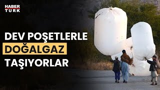 Pakistanda Bir Kasaba Tehlikeli Yöntemle Doğalgaz Taşıyor