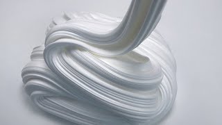 ASMR Slime | Big white fluffy slime | Adding shaving foam to slime video #26 screenshot 3