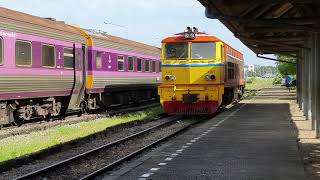 ด่วน 83 สับเปลี่ยนเป็นด่วน 84 ที่สถานีตรัง Alstom 4102 ทำหน้าที่