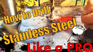 How to Drill Stainless Steel Like a PRO