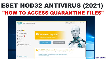 ESET NOD32 ANTIVIRUS How To Access Quarantine Files || Keep Files Separately Which Harm Your Device