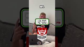 What is the worst timezone to watch sports? Subscribe for more #sports #timezone #collegefootball
