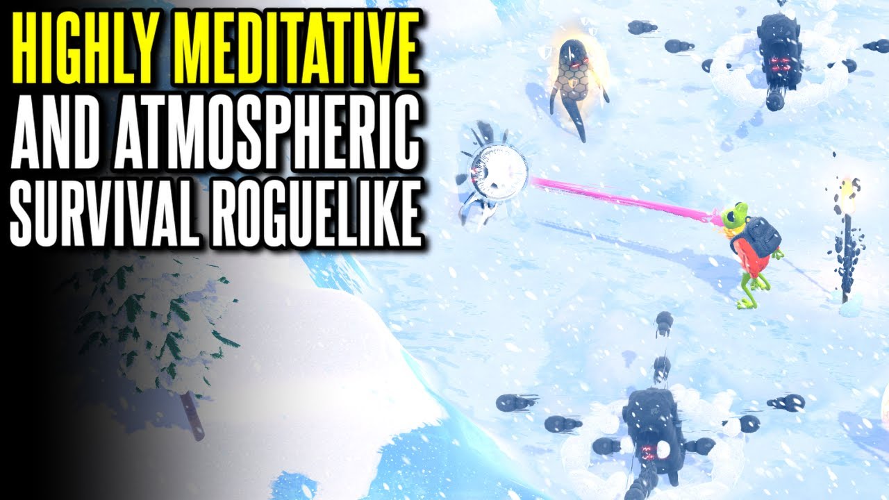 A CHILL Roguelike Where You Dig Snow, Get Loot & Fight Foes | Froggy Hates Snow (Demo)