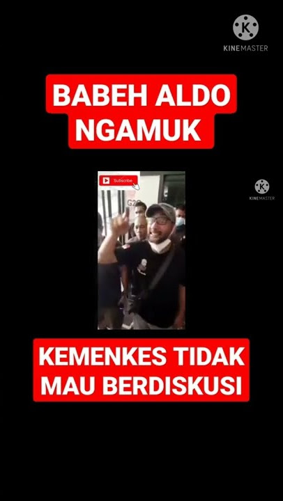 Babeh aldo Ngamuk_ KEMENKES TIDAK MAU BERDISKUSI