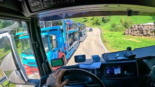 POV Truck Driving │MAN TGX 510 │ NARROW ROADS