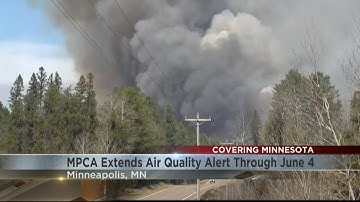 MPCA extends air quality alert due to wildfire smoke