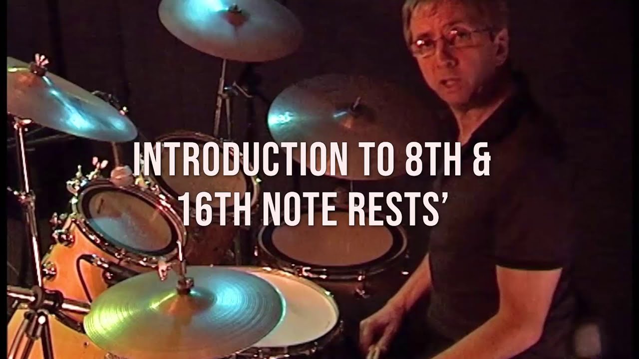 'Introduction To 8th And 16th Note Rests' #LearnDrumsUK #DruumTutorial ...