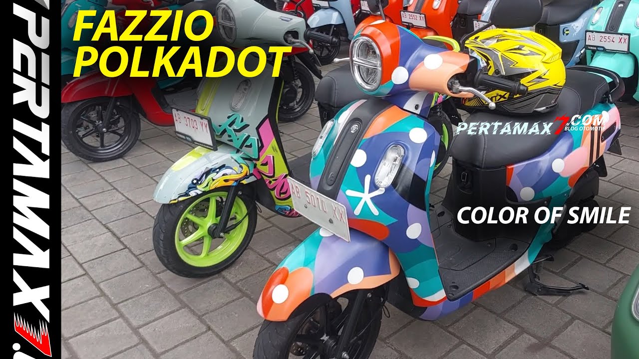 Modifikasi Unik Yamaha Fazzio Polkadot Custom By Woreum 🛵 #yamaha # ...