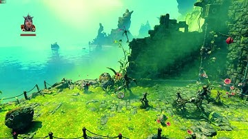 trine 3  a squabble in the jungle gameplay
