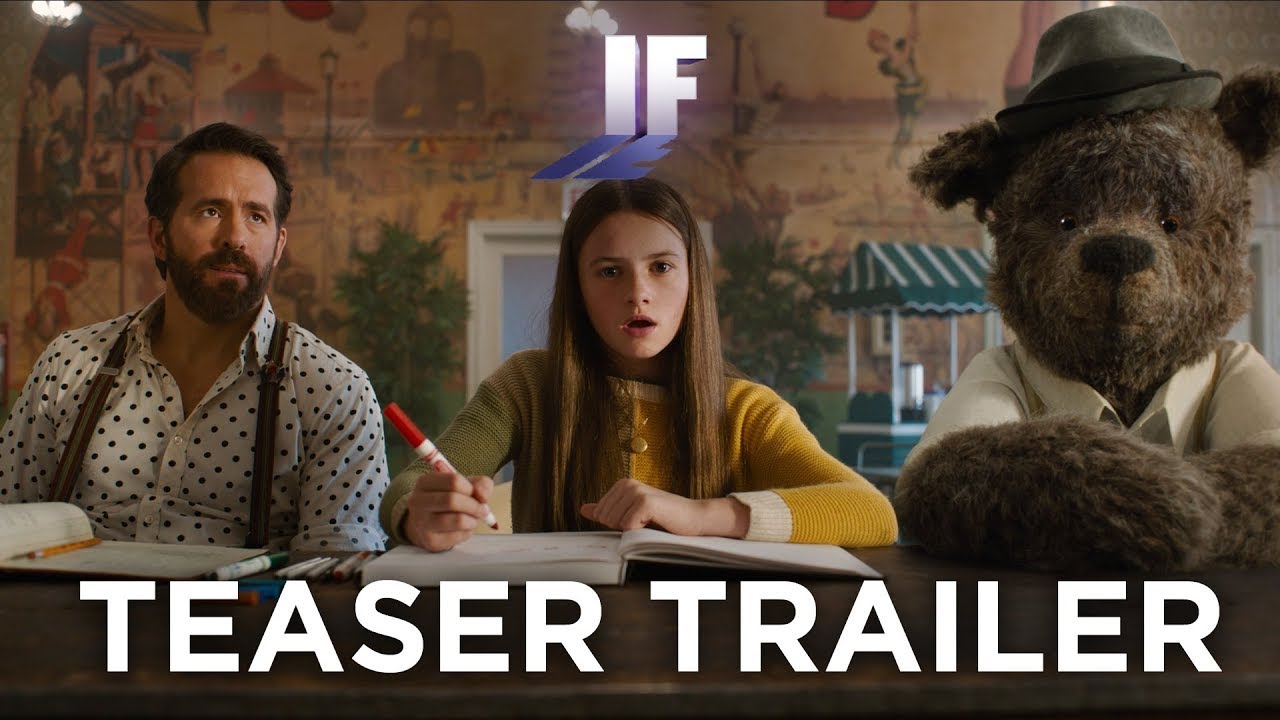 IF Teaser Trailer (2024 Movie) Ryan Reynolds, John Krasinski
