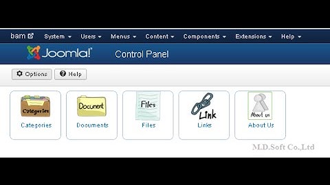 MDFiles Component for Joomla version 3 manage documents, files. MDFiles Opensource Free
