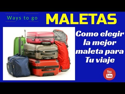 Vídeo: Com Comprar Una Maleta