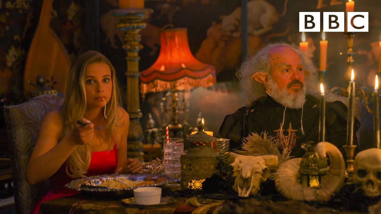 When vampires host a dinner party | What We Do in the Shadows – BBC