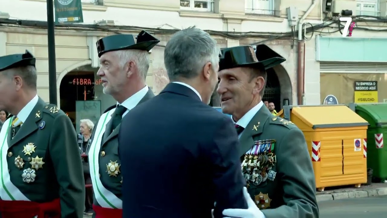 ACTO CASTRENSE PATRONA VIRGEN DEL PILAR  DE LA GUARDIA CIVIL EN LOGROÑO 08 10 23