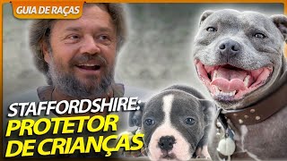 STAFFORDSHIRE BULL TERRIER, O GUARDIÃO DE CRIANÇAS! | RICHARD RASMUSSEN