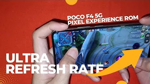 Gaming Test with Poco F4 Pixel Experience ROM