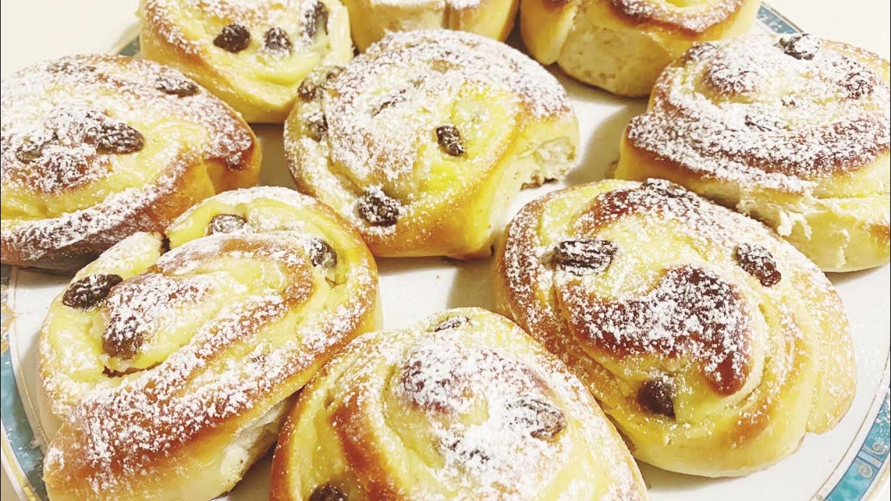 بريوش بالزبيب أو شنيك brioche ou pain aux raisins (schneck) YouTube