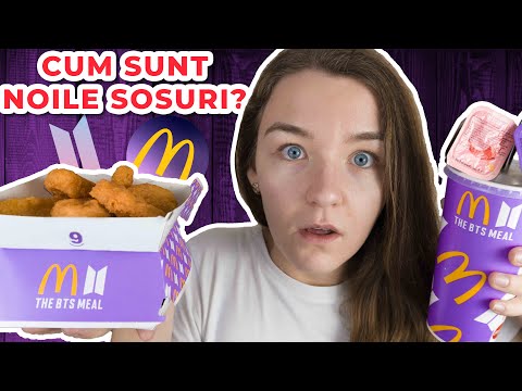 MCDONALD&rsquo;S BTS MEAL REVIEW: CELE MAI BUNE NOI SOSURI? *Cajun/Sweet Chili*