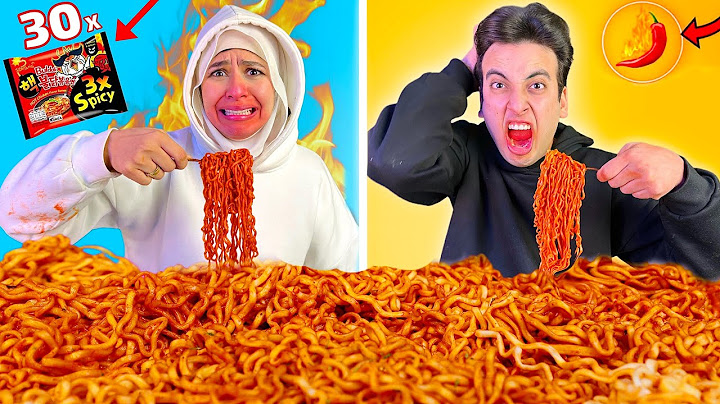 30 packets of hot Korean Indomie challenge 3X 🔥 More punishment??! 😱 (Awesome) 💔😭
