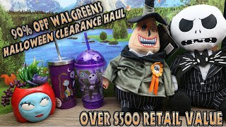 Walgreens 90% off  Giant Halloween Haul
