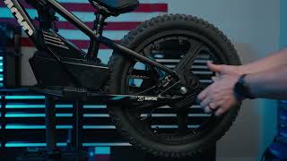 STACYC TECH - How to Remove the Rear Wheel on Your 18eDRIVE or 20eDRIVE