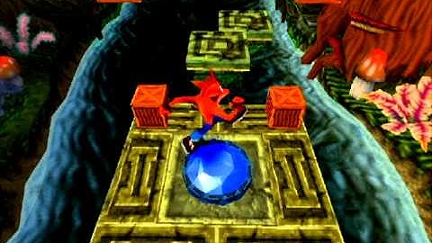 BatteryMassacre Plays "Crash Bandicoot 2" Hang Eight Walkthrough Both Gems