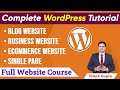 WordPress Tutorial for Beginners Hindi | WordPress Full Course FREE | WordPress Website Kaise Banaye