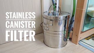 20L 스테인리스 외부여과기 만들기 DIY Stainless steel Canister Filter